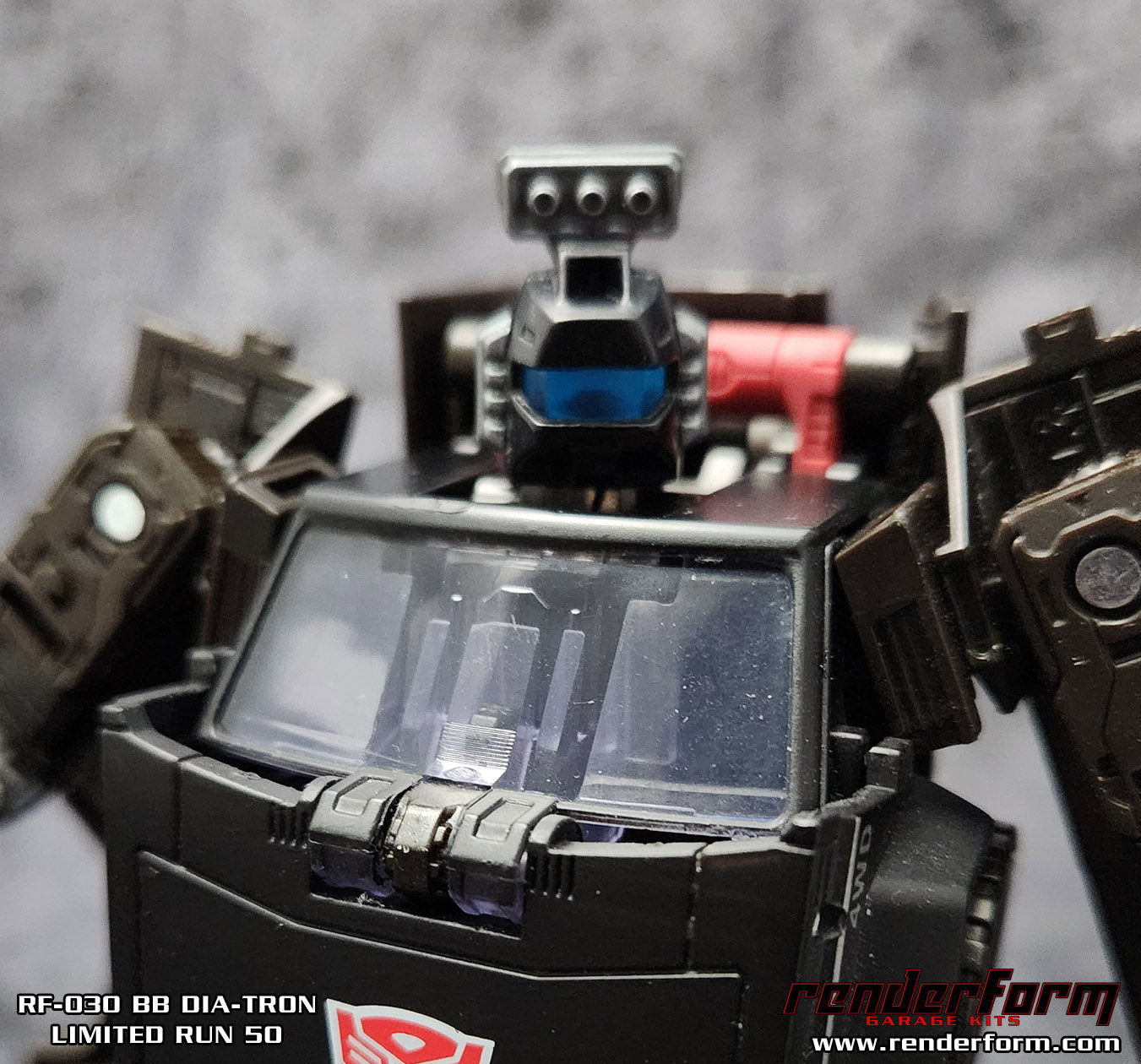 RF-30 BB DIA-TRON - Blue light piped Visor