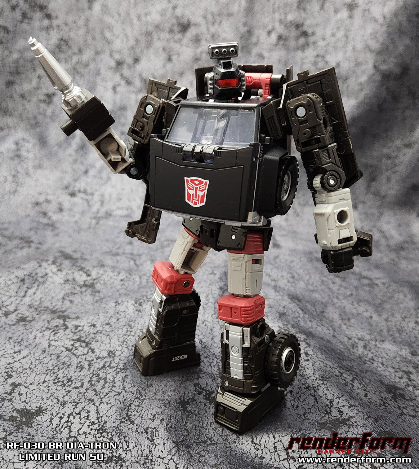 RF-30 BR DIA-TRON - Blue light piped Visor