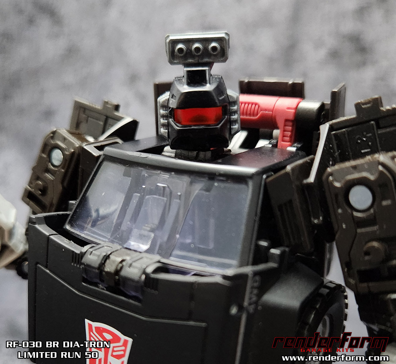 RF-30 BR DIA-TRON - Blue light piped Visor