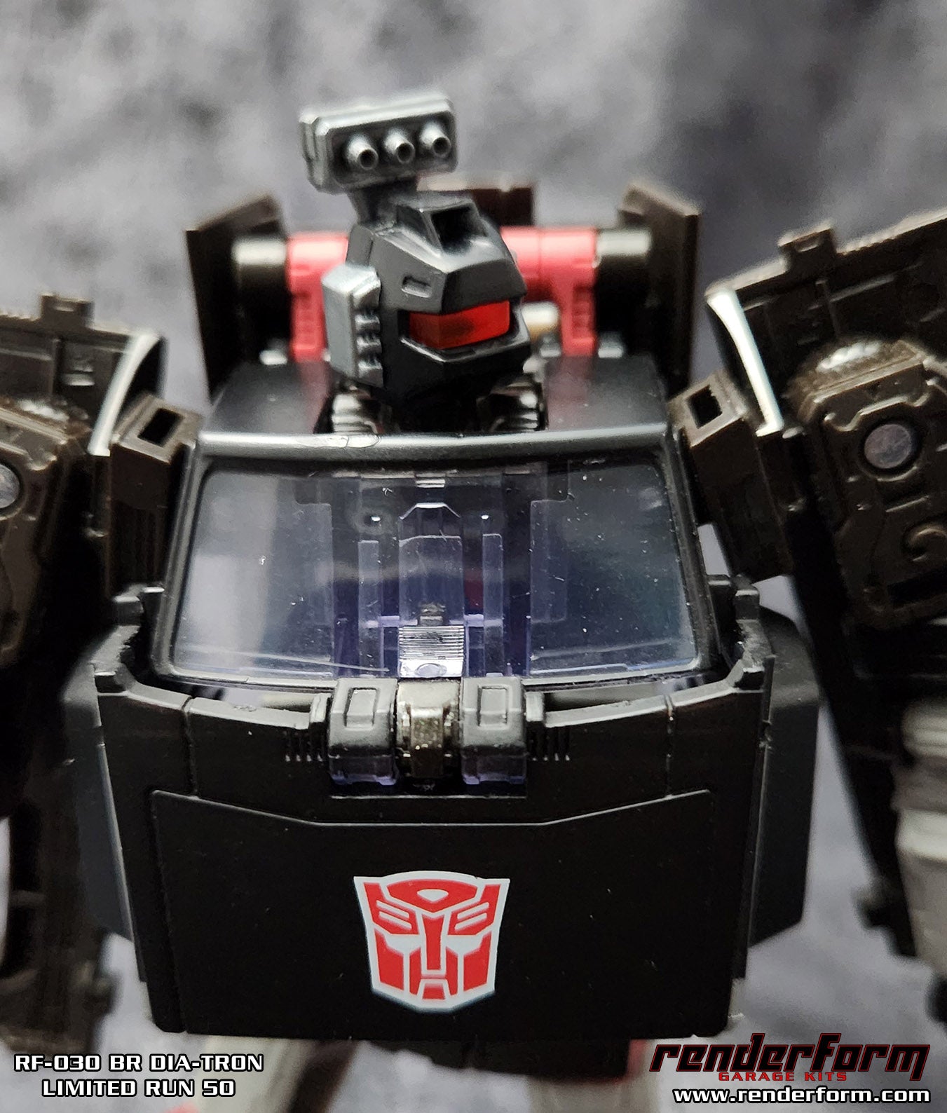 RF-30 BR DIA-TRON - Blue light piped Visor