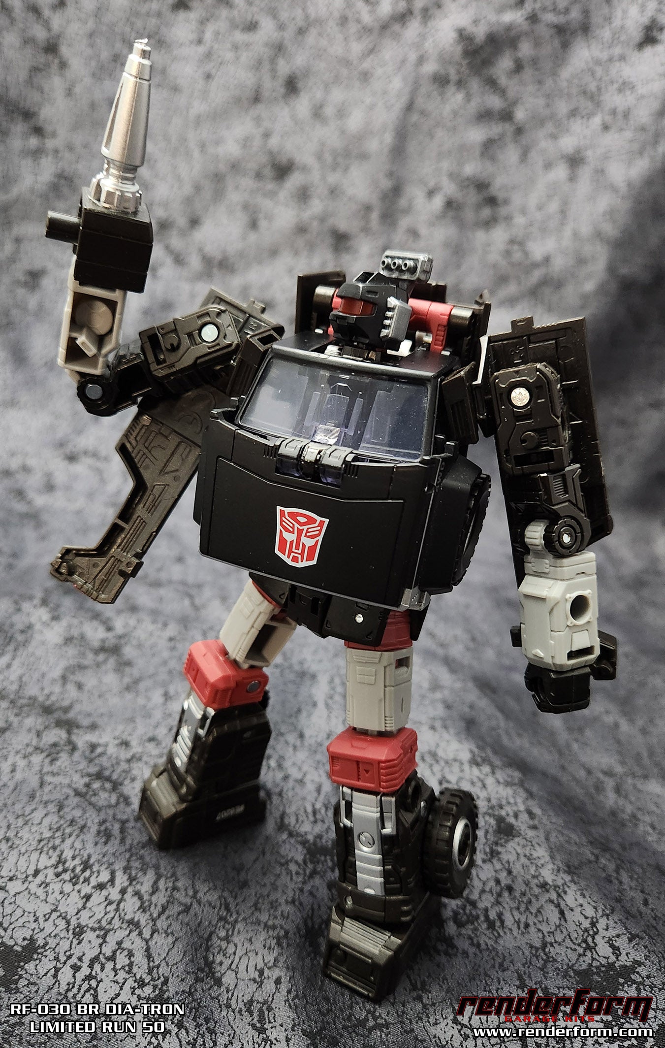 RF-30 BR DIA-TRON - Blue light piped Visor