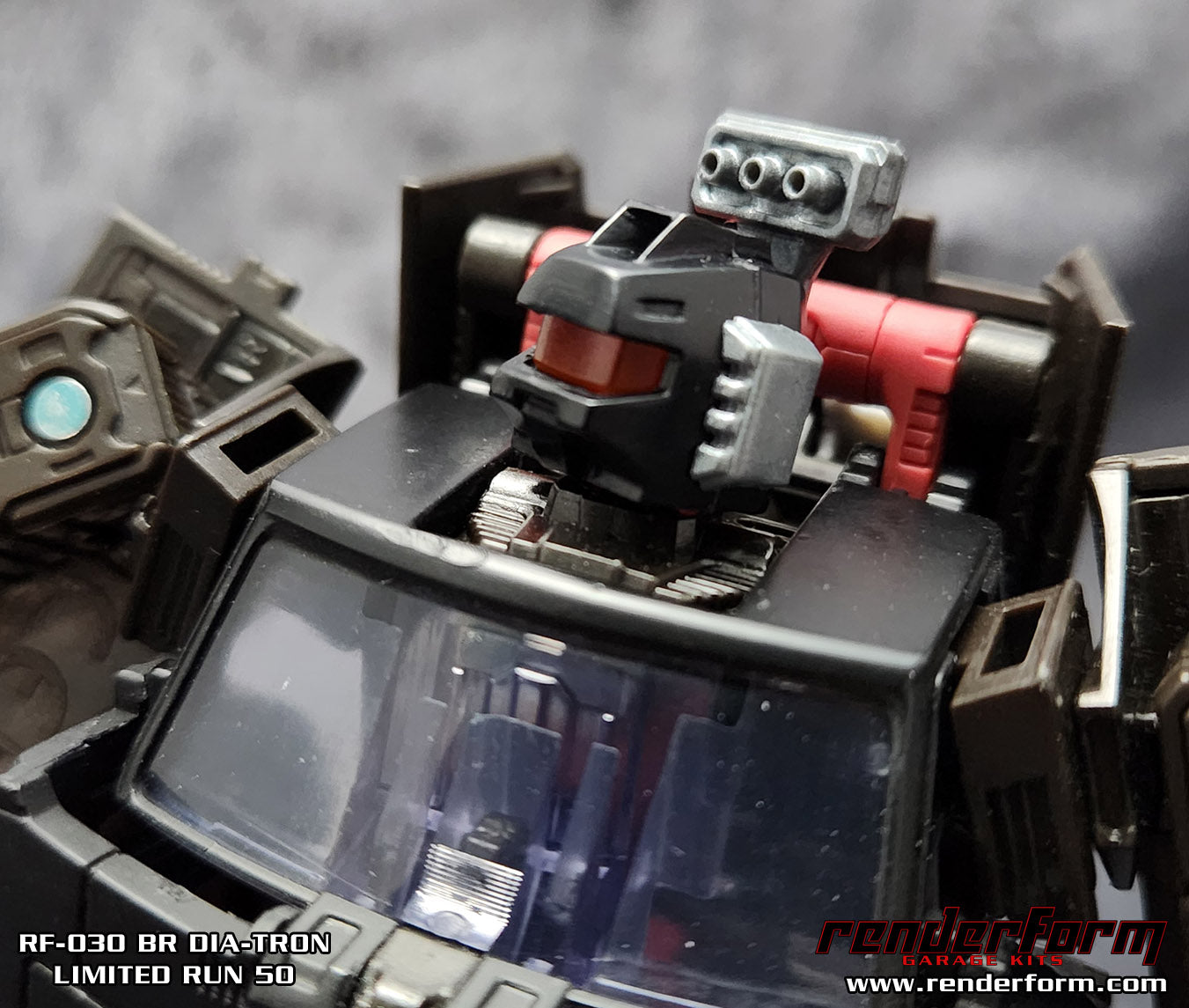 RF-30 BR DIA-TRON - Blue light piped Visor