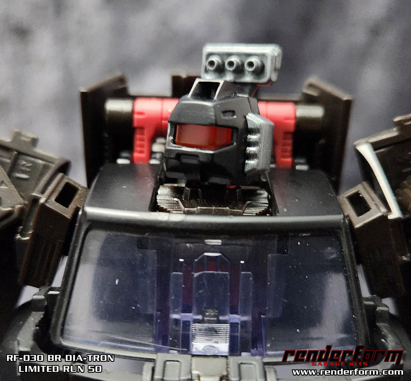 RF-30 BR DIA-TRON - Blue light piped Visor