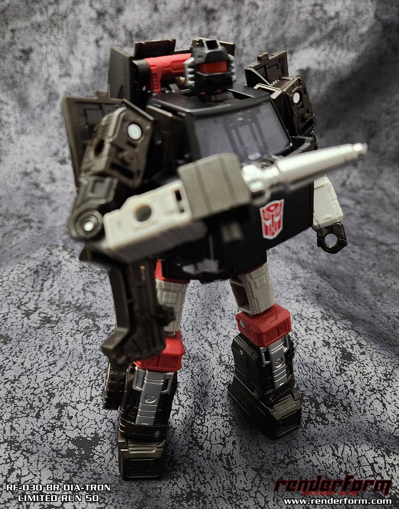 RF-30 BR DIA-TRON - Blue light piped Visor