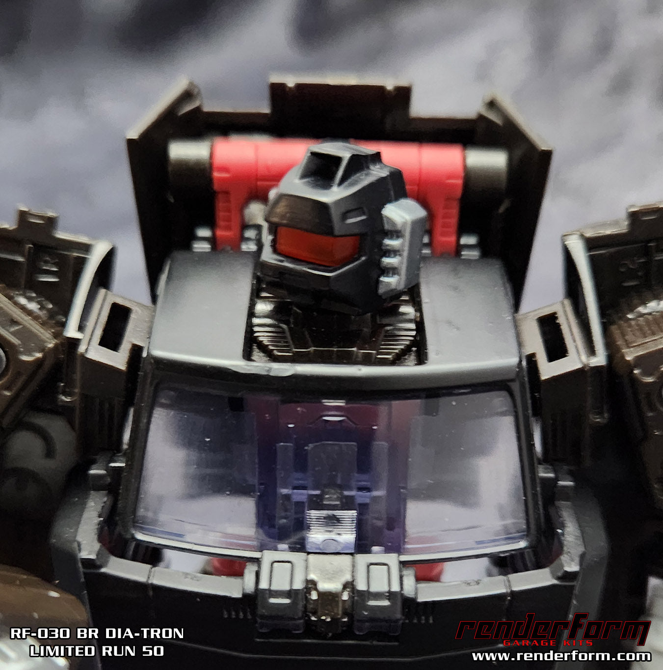 RF-30 BR DIA-TRON - Blue light piped Visor